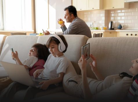 Happy Family at Home